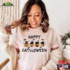 Cute Fall Ghost Cats Shirt Unisex Classic