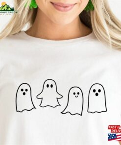 Cute Ghost Shirt Spooky Halloween Gifts Idea Sweatshirt Unisex