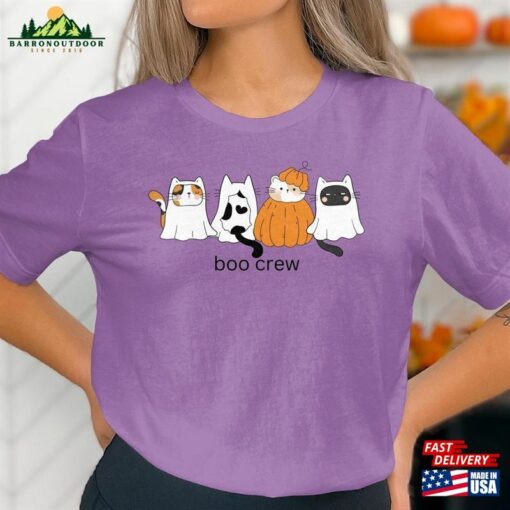 Cute Ghosts Cat Shirt Ghost Tee Lovers Sweatshirt Unisex Classic