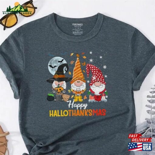 Cute Gnomes Lover Halloween Christmas T-Shirt Sweatshirt Sweater Hoodie