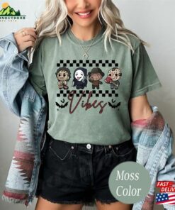 Cute Horror Movie Characters Comfort Colors Shirt Halloween Killers Retro 90S Movies T Shirt Classic 3