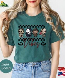 Cute Horror Movie Characters Comfort Colors Shirt Halloween Killers Retro 90S Movies T Shirt Classic 4
