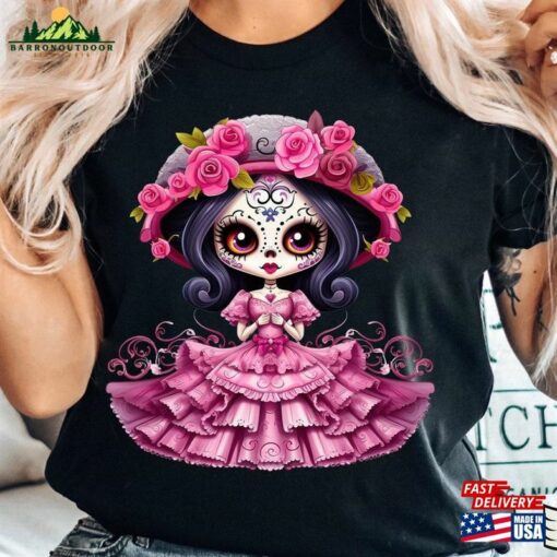 Cute La Catrina Shirt Day Of The Dead Dia De Los Muertos 2023 Sweatshirt T-Shirt