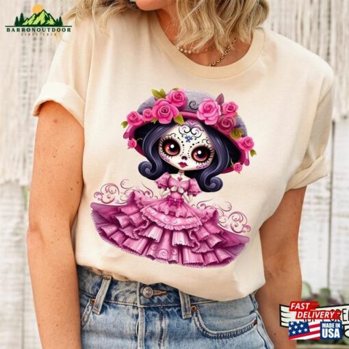 Cute La Catrina Shirt Day Of The Dead Dia De Los Muertos 2023 Sweatshirt T-Shirt