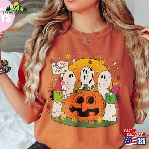 Cute Little Ghost Shirt I Got A Rock Charlie Brown Comfort Colors Halloween Party Classic Hoodie