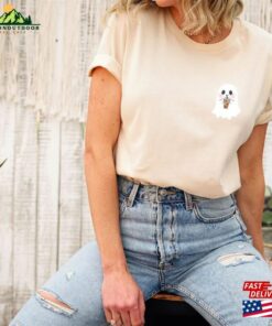 Cute Spooky Coffee T Shirt Womens Ghost Shirt Unisex 3