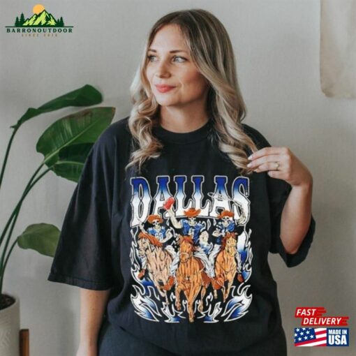 Dallas Cowboys Skeleton Halloween 2023 T-Shirt Sweatshirt Hoodie Unisex