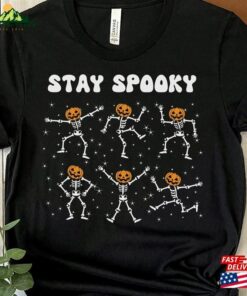 Dancing Skeleton Shirt Halloween Skull Unisex T-Shirt