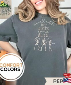 Dancing Skeleton Shirt Women’s Fall Christian Halloween Sweatshirt Unisex