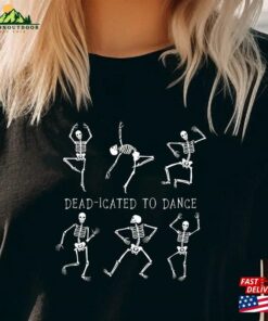 Dancing Skeleton Tee Retro Halloween Crewneck Vintage Fall Funny Shirt Hoodie Classic