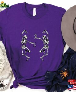 Dancing Skeletons Skeleton Halloween Shirt Sweatshirt Classic 3