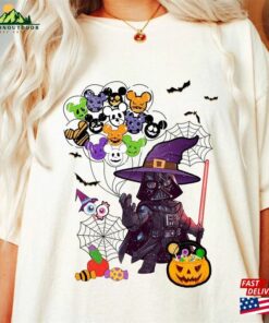 Darth Vader Star Wars Halloween Comfort Color Shirt Disney Balloons Unisex T-Shirt Hoodie