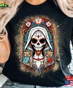Day Of The Dead Shirt Floral Flower Crown Sugar Skull Dia De Los Muertos Unisex T-Shirt Day Of The Dead Shirt Floral Flower Crown Sugar Skull Dia De Los Muertos Unisex T-Shirt