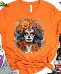 Day Of The Dead Shirt Halloween Costume 2023 Skeleton Sweatshirt T Shirt 3