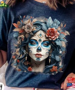 Day Of The Dead Shirt Halloween Costume 2023 Skeleton Unisex T-Shirt