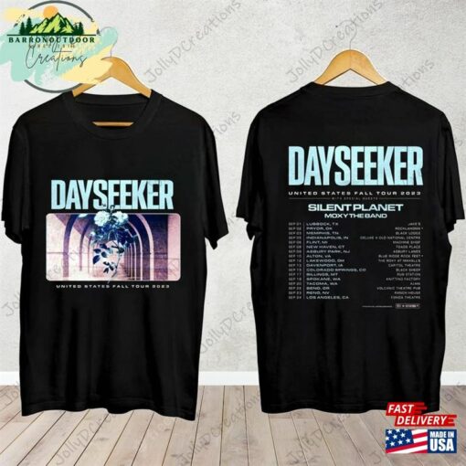 Dayseeker Fall Tour 2023 Shirt Band Fan Concert T-Shirt Hoodie