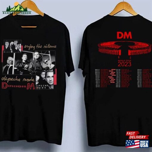 Depeche Mode 2023 Memento Mori 2 Sides Shirt Fall Tour Concert Hoodie T-Shirt