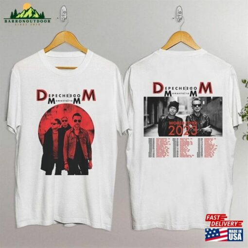 Depeche Mode Two Sided T-Shirt Memento Mori World Tour 2023 Double Shirt Hoodie Classic