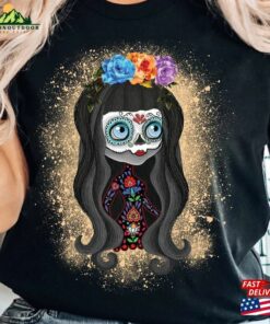Dia De Los Muertos Shirt Sugar Skull Day Of The Dead T-Shirt Las Madres Unisex Hoodie