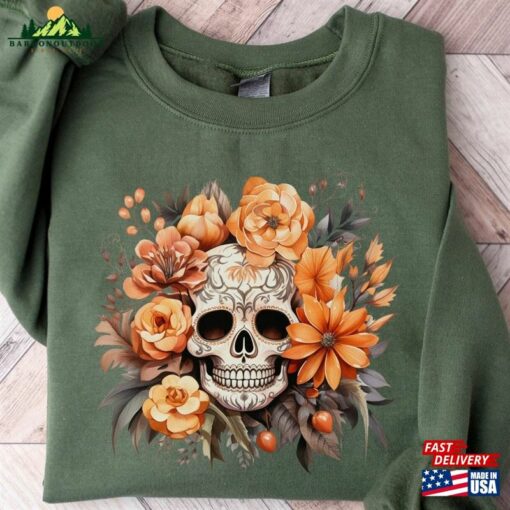 Dia De Los Muertos Sweatshirt Skeleton Day Of The Dead Celebration Unisex