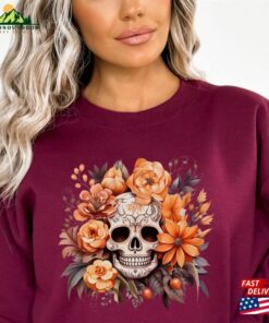 Dia De Los Muertos Sweatshirt Skeleton Day Of The Dead Celebration Unisex 4