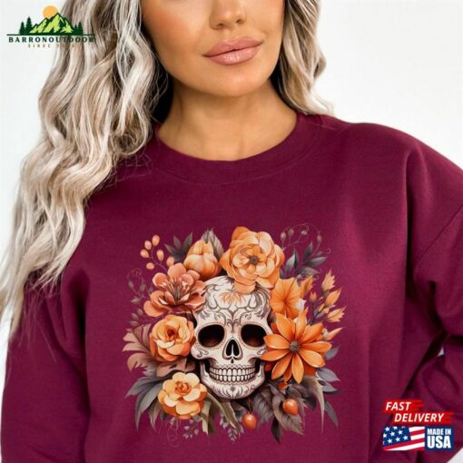 Dia De Los Muertos Sweatshirt Skeleton Day Of The Dead Celebration Unisex