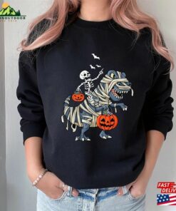 Dinosaur Halloween Shirts Family Sweatshirts Hoodie Classic