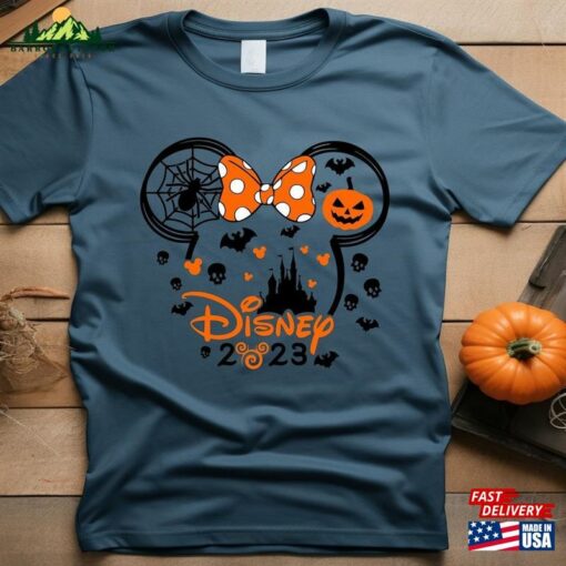 Disney 2023 Ear Halloween Shirt Mickey Minnie Shirts Custom Unisex Classic