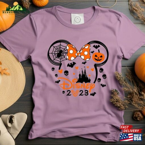 Disney 2023 Ear Halloween Shirt Mickey Minnie Shirts Custom Unisex Classic