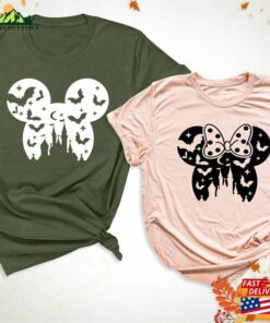 Disney 2023 Halloween Couple Shirt Disneyland Trip Mickey Minnie T Shirt Unisex 3