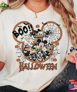 Disney 2023 Halloween Mickey Minnie And Friends Shirt Boo Custom Sweatshirt Classic Disney 2023 Halloween Mickey Minnie And Friends Shirt Boo Custom Sweatshirt Classic