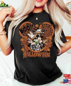 Disney 2023 Halloween Mickey Minnie And Friends Shirt Boo Custom Sweatshirt Classic 4