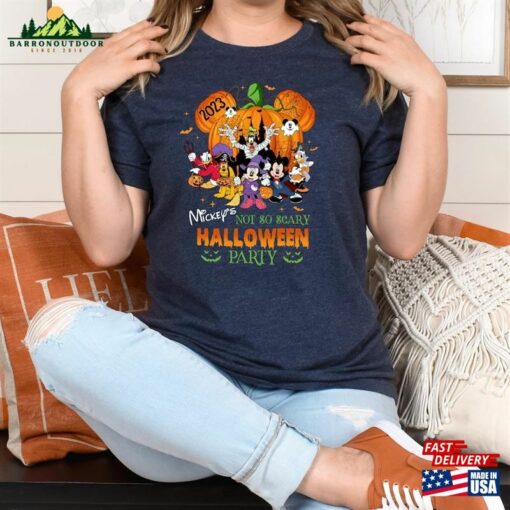 Disney 2023 Halloween Party Shirt Mickey’s Not So Scary T-Shirt Classic