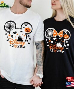 Disney 2023 Halloween Shirt Custom Mickey Minnie Hoodie T-Shirt