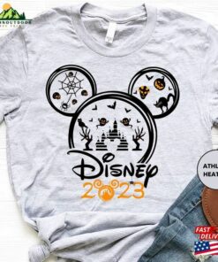Disney 2023 Mickey And Minnie Mouse Halloween Shirt World Disneyland Vacation Trip Shirts Classic Sweatshirt