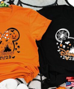 Disney 2023 Shirt Mickey Minnie Halloween Gift Custom Spooky Family T-Shirt Classic