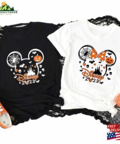 Disney 2023 Shirt Mickey Minnie Halloween Gift Custom Spooky Family T Shirt Classic 3