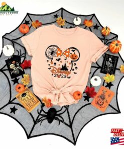 Disney 2023 Shirt Mickey Minnie Halloween Gift Custom Spooky Family T Shirt Classic 4
