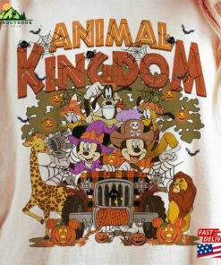Disney Animal Kingdom Halloween Shirt Mickey And Friends Family Vacation 2023 Sweatshirt Classic