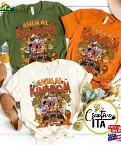 Disney Animal Kingdom Halloween Shirt Mickey And Friends Family Vacation 2023 Sweatshirt Hoodie
