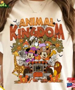 Disney Animal Kingdom Halloween Shirt Mickey And Friends Family Vacation 2023 Sweatshirt Hoodie