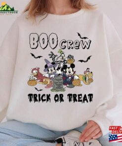Disney Boo Crew Halloween Shirt Shirts Mickey And Friends Hoodie Unisex 3
