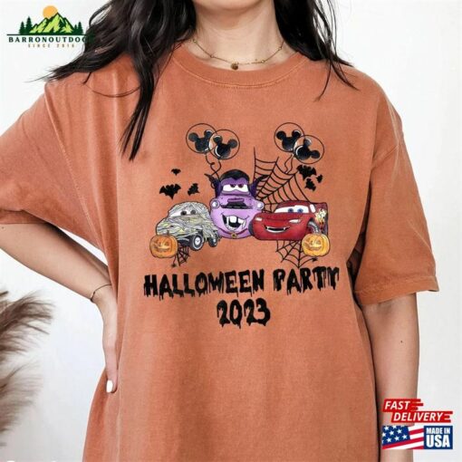 Disney Cars Halloween Shirt Party 2023 Pixar T-Shirt Hoodie