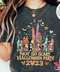 Disney Castle Halloween Shirt Mickey’s Not So Scary Party Sweatshirt T-Shirt