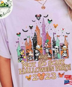 Disney Castle Halloween Shirt Mickey’s Not So Scary Party Sweatshirt T-Shirt