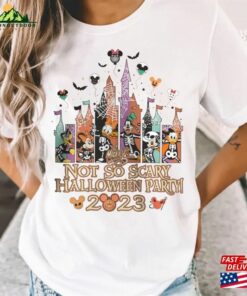Disney Castle Halloween Shirt Mickeys Not So Scary Party T Shirt Classic Hoodie 3
