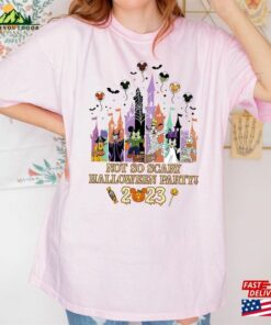 Disney Castle Halloween Shirt Mickeys Not So Scary Party T Shirt Hoodie 3