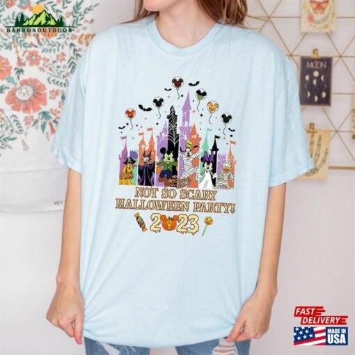 Disney Castle Halloween Shirt Mickey’s Not So Scary Party T-Shirt Hoodie