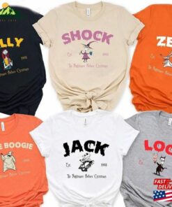 Disney Characters Halloween 2023 Shirts Nightmare Before Christmas Group Shirt Disneyland T-Shirt Unisex