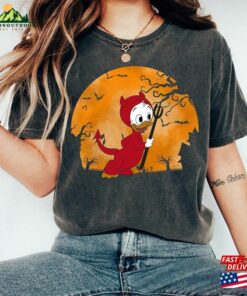 Disney Ducktales Huey Dewey And Louie Witch Mummy Halloween Shirt Disneyland Matching Hoodie T Shirt 3
